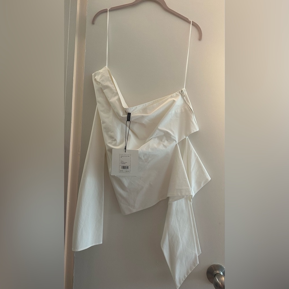Brand new theory one shoulder shirt